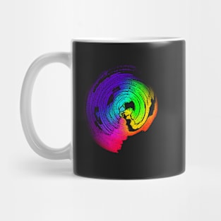 whirl rainbow Mug